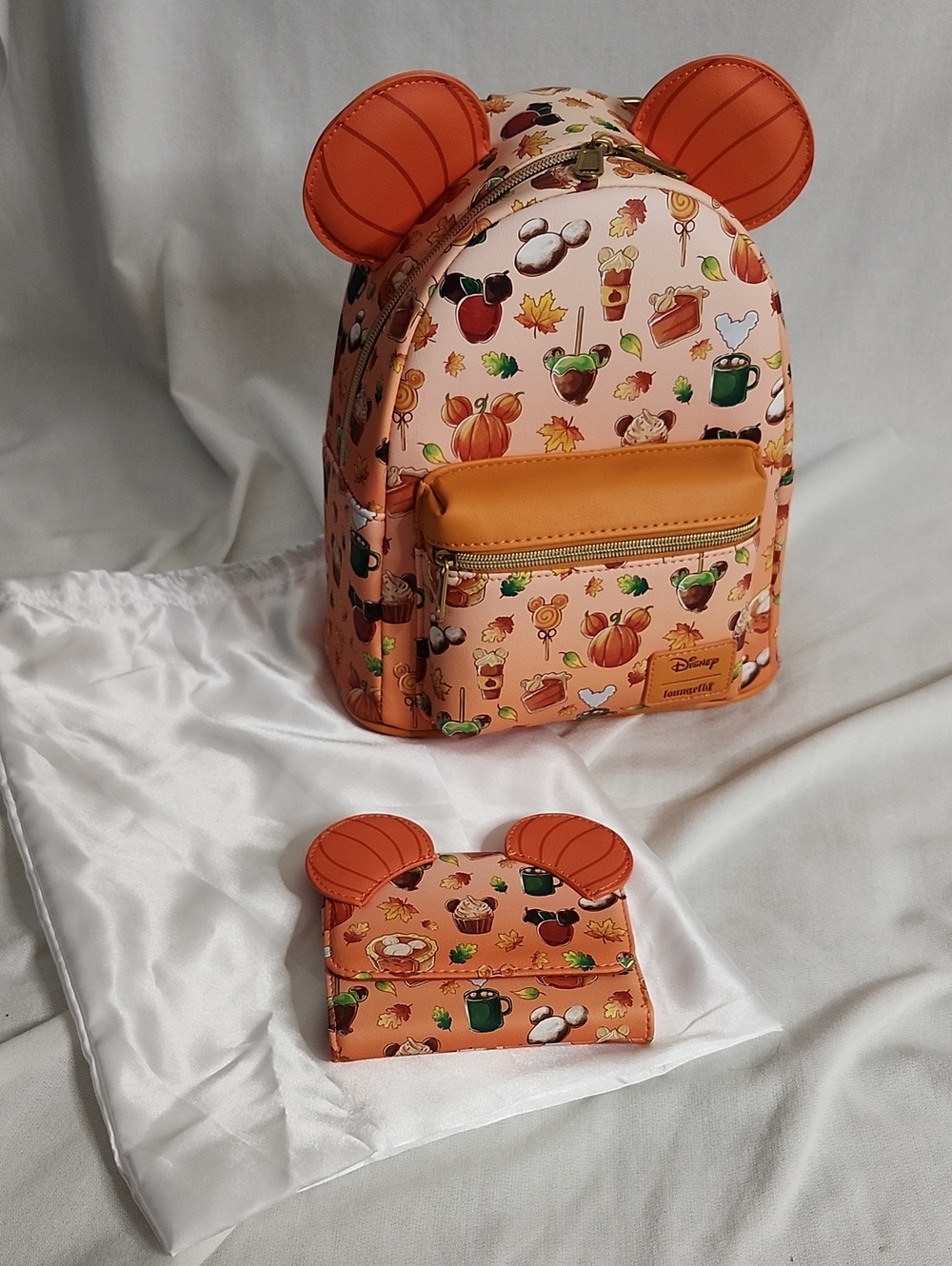 Loungefly Disney Fall Treats Backpack & Wallet Set